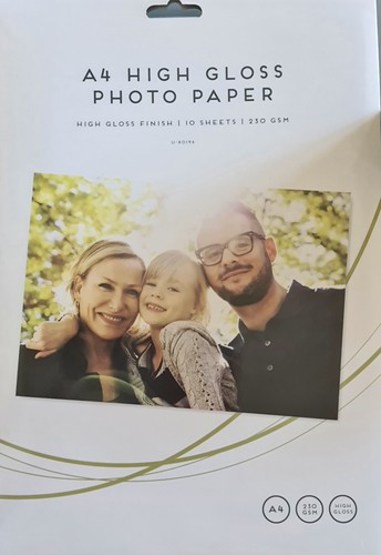 Hochglanz fotopapier 10 - hochglanz,