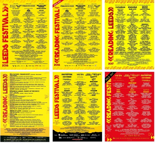 Reading leeds festival line - reading, line-up
