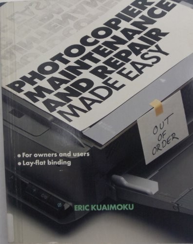 Photocopier maintenance and - photocopier,