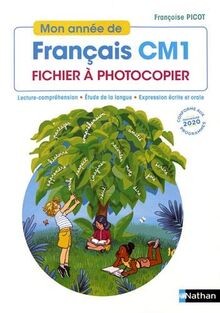 Mon année français cm1 - année, de