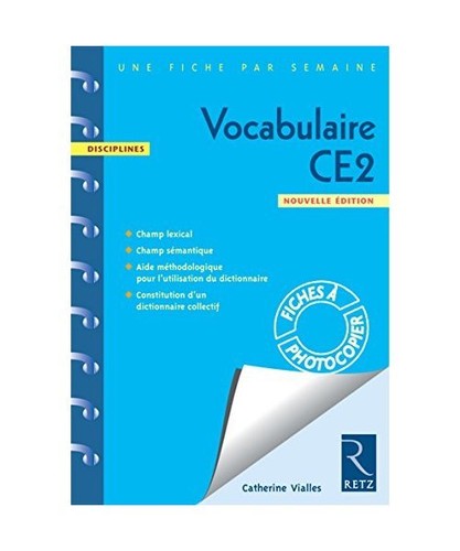 Vocabulaire ce2 fiches à - ce2:,